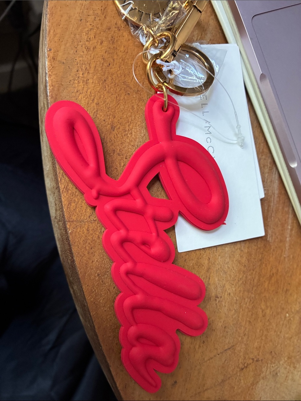 Stella McCartney H&M Stella bag charm. Rubber. In box, brand new.